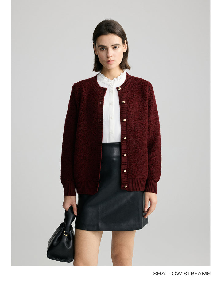Luxe Wool Button Cardigan SSWC0081