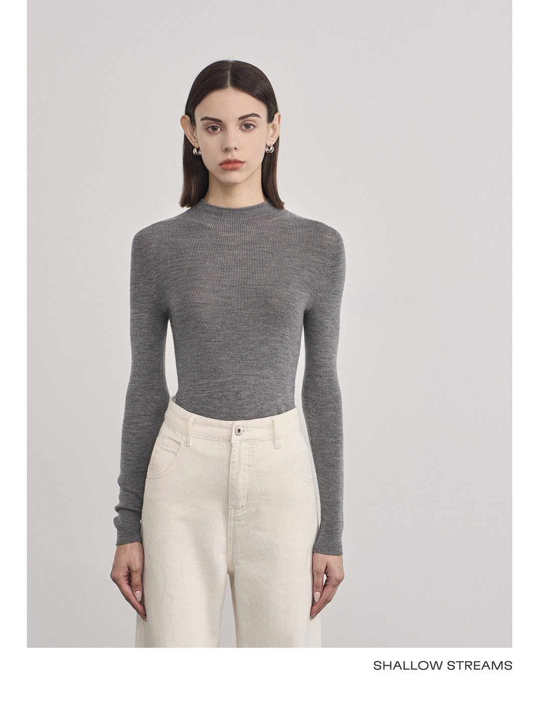 Elegant Wool Turtleneck Sweater SSTS0061