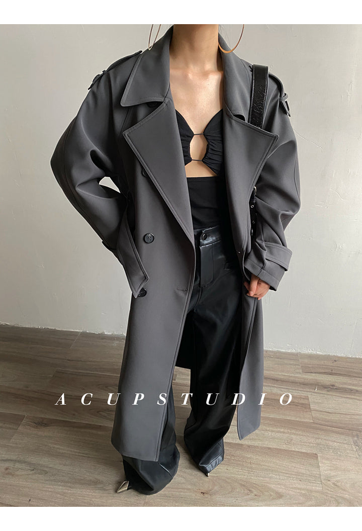 Double-Breasted Trench Coat ACTC0001