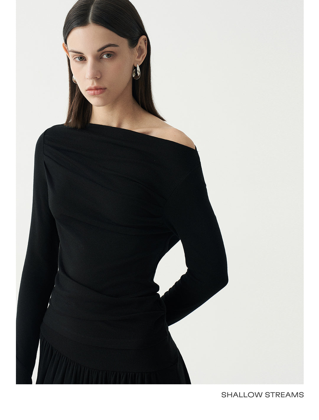 Elegant Off-Shoulder Knit Top SSOT0047