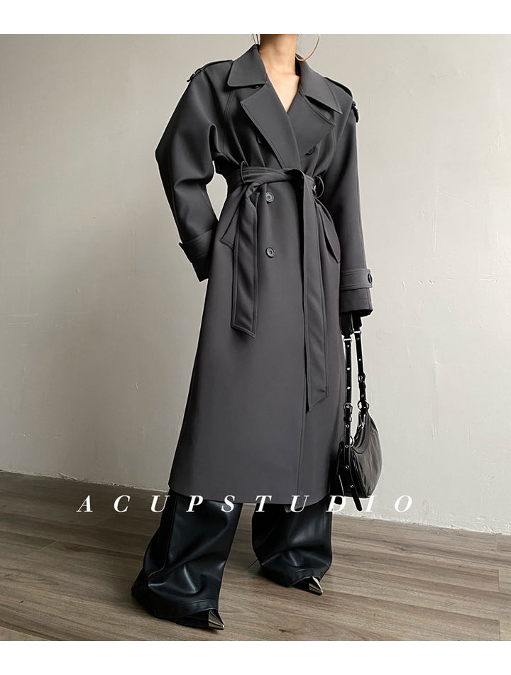 Double-Breasted Trench Coat ACTC0001