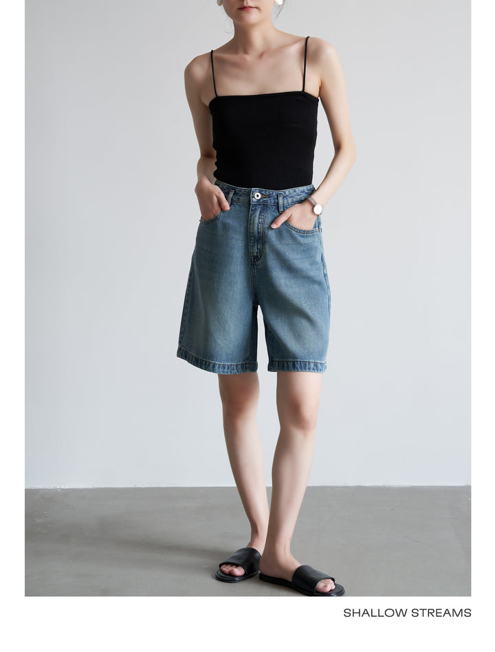 SoftEdge Washed Denim Shorts SSDS0221