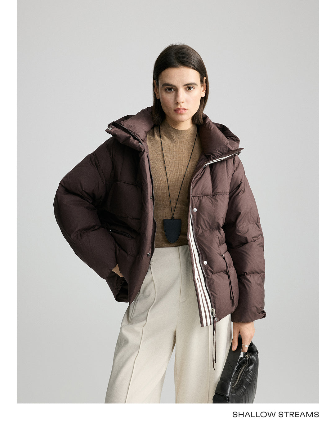 Vintage Down Hooded Puffer Jacket SSDJ0077