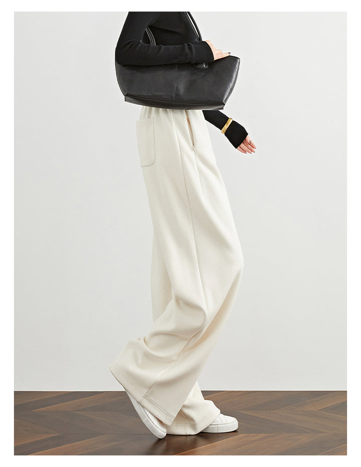 Ivory Grace High-Waist Wide-Leg Pants FAWP0026