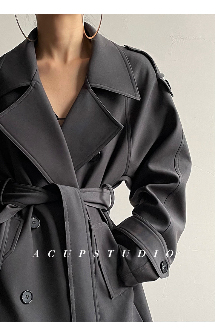 Double-Breasted Trench Coat ACTC0001