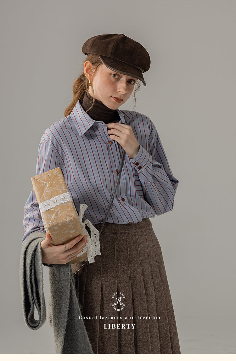 Liberty Striped Cotton Shirt DACS0119