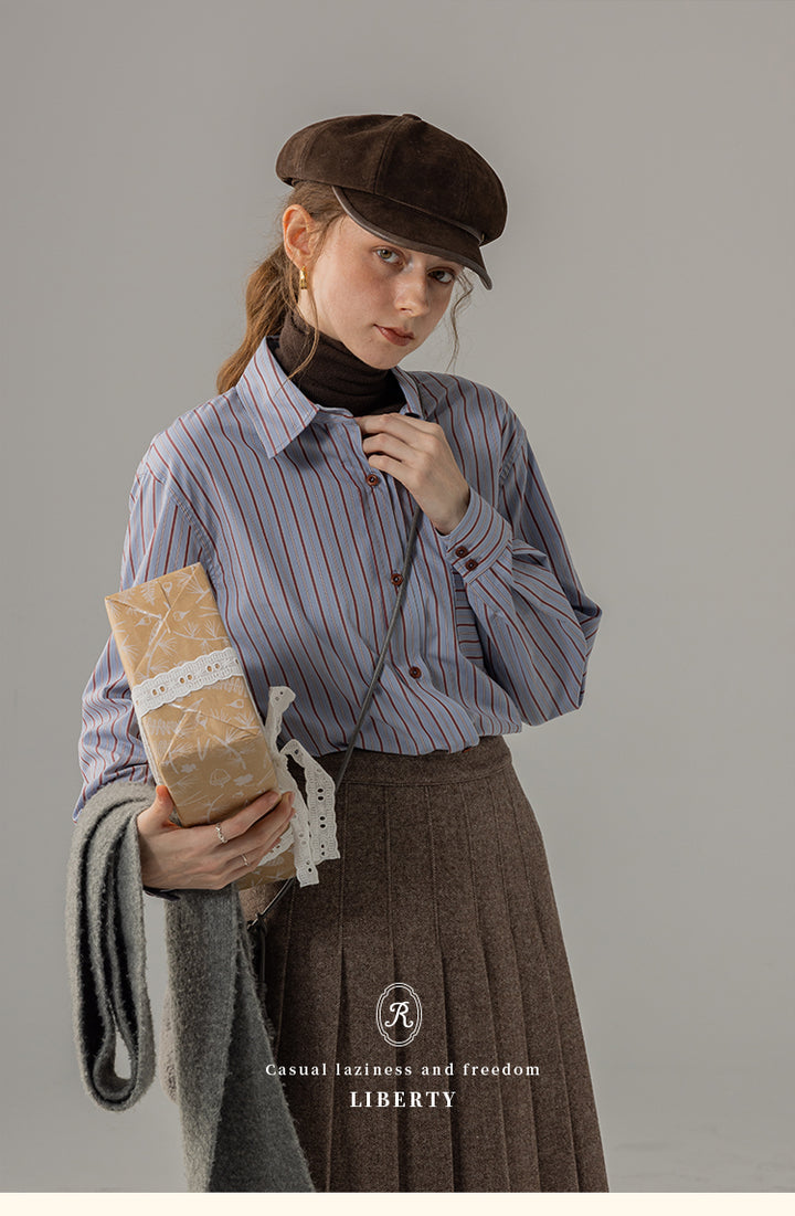 Liberty Striped Cotton Shirt DACS0119
