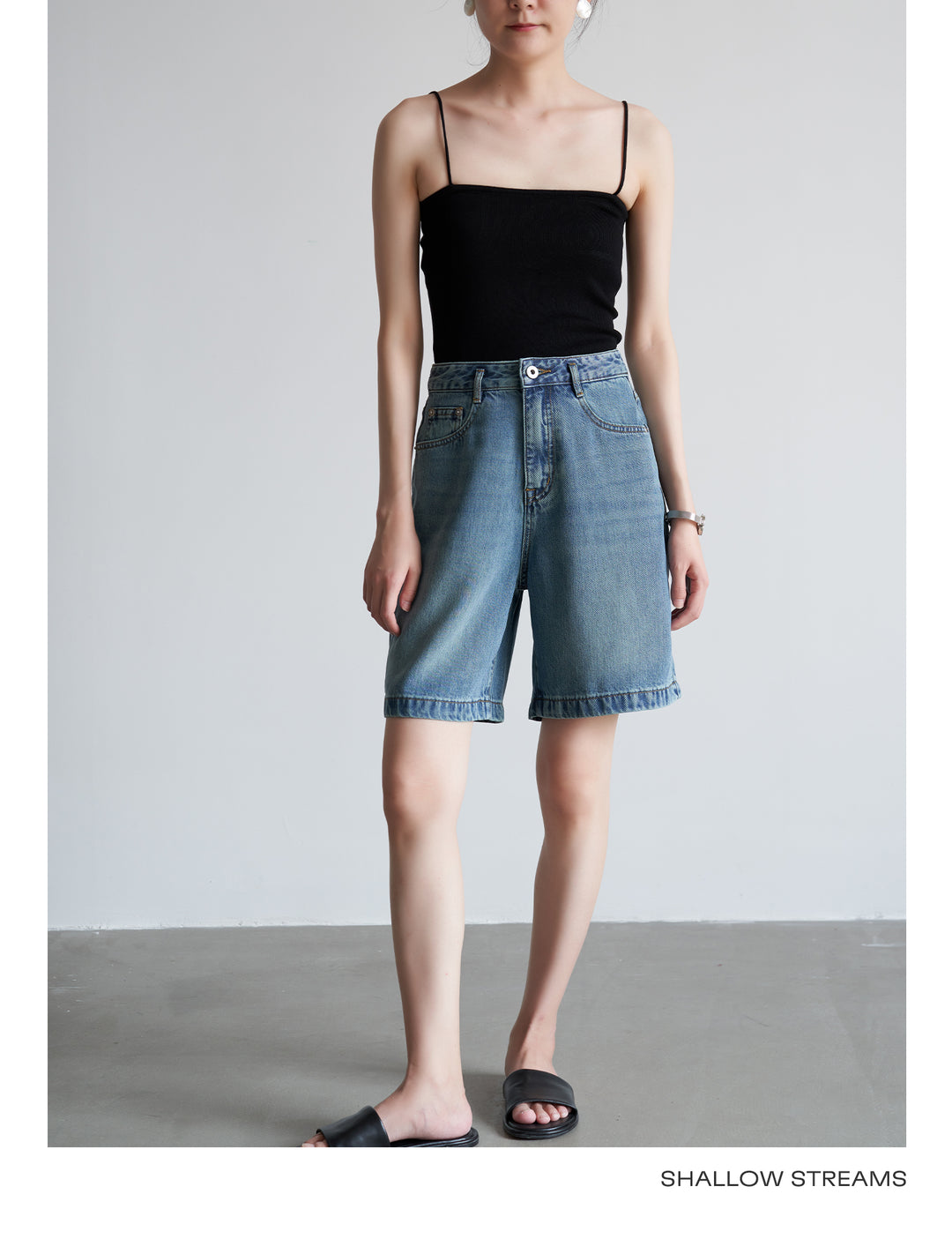 SoftEdge Washed Denim Shorts SSDS0221