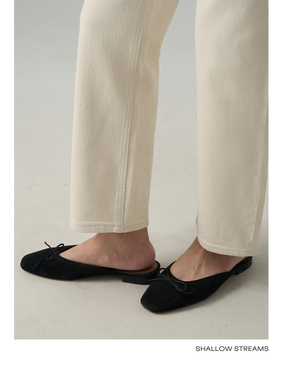 Slim White Cropped Jeans Baguette Pipe Pants SSSP0050