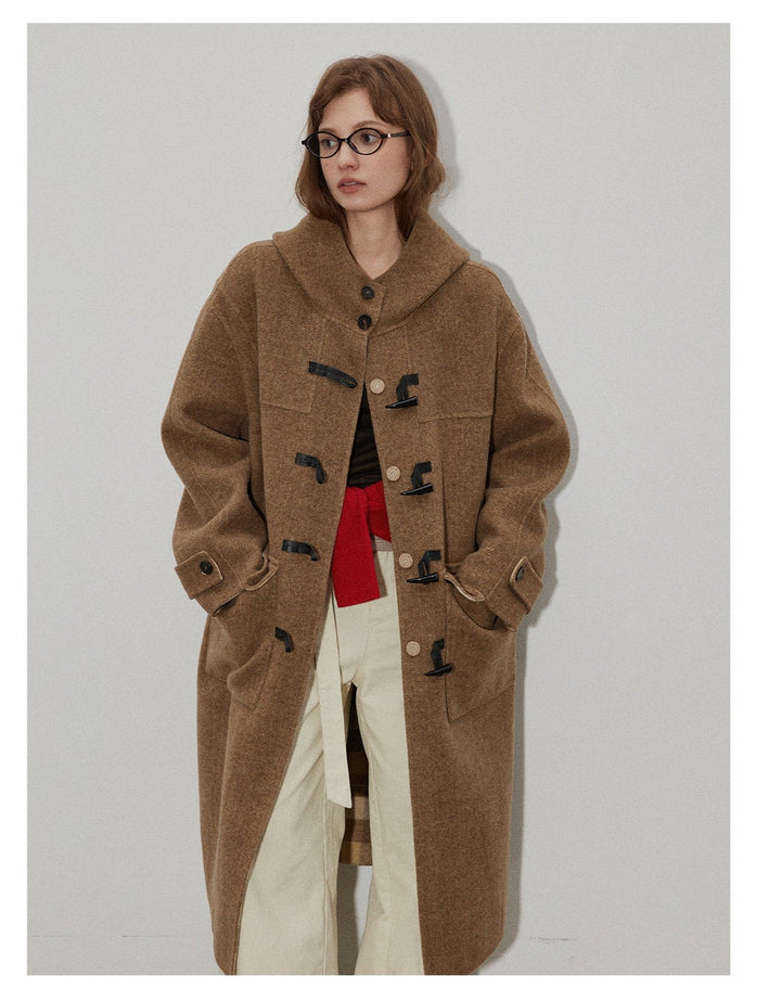Classic Wool Reversible Toggle Coat LCRC0044