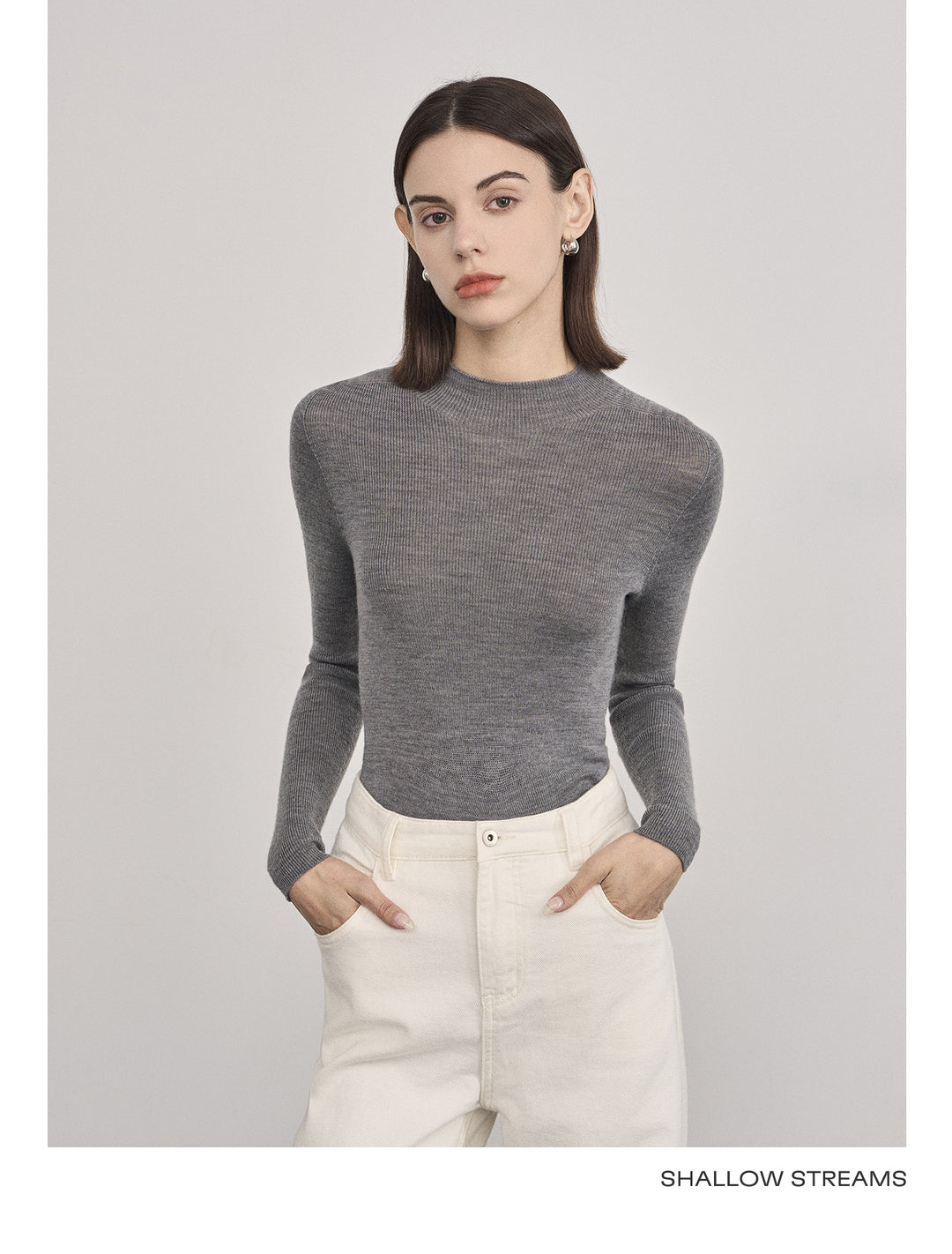 Elegant Wool Turtleneck Sweater SSTS0061