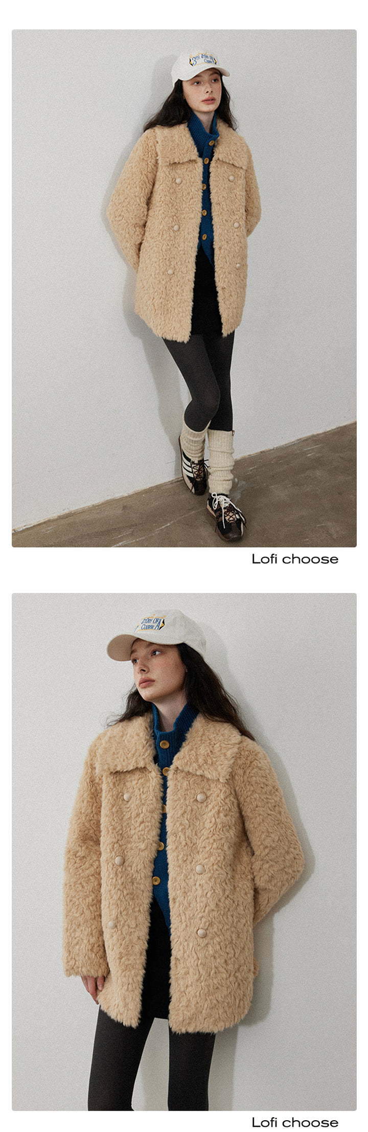 High-Neck Knit Cardigan LCHC0056