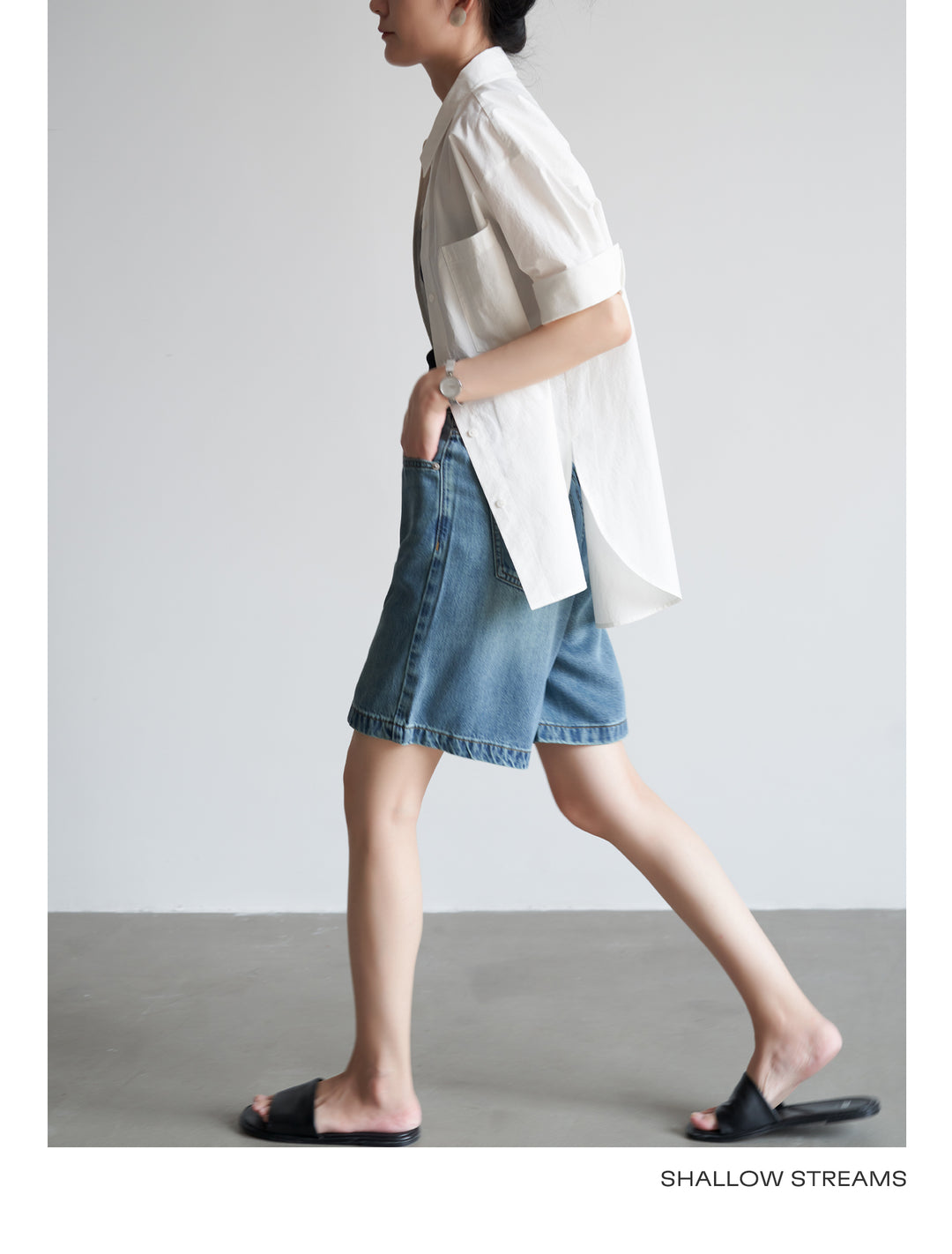 SoftEdge Washed Denim Shorts SSDS0221