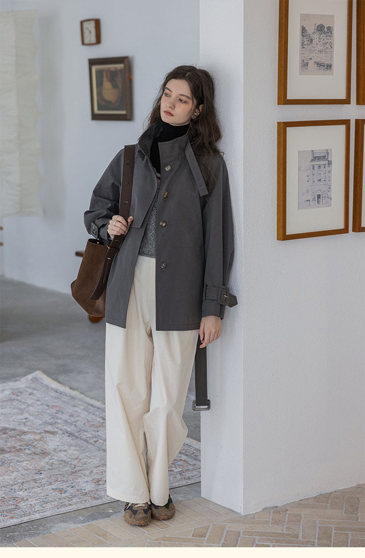 High-End Classic Belted Jacket DABJ0106
