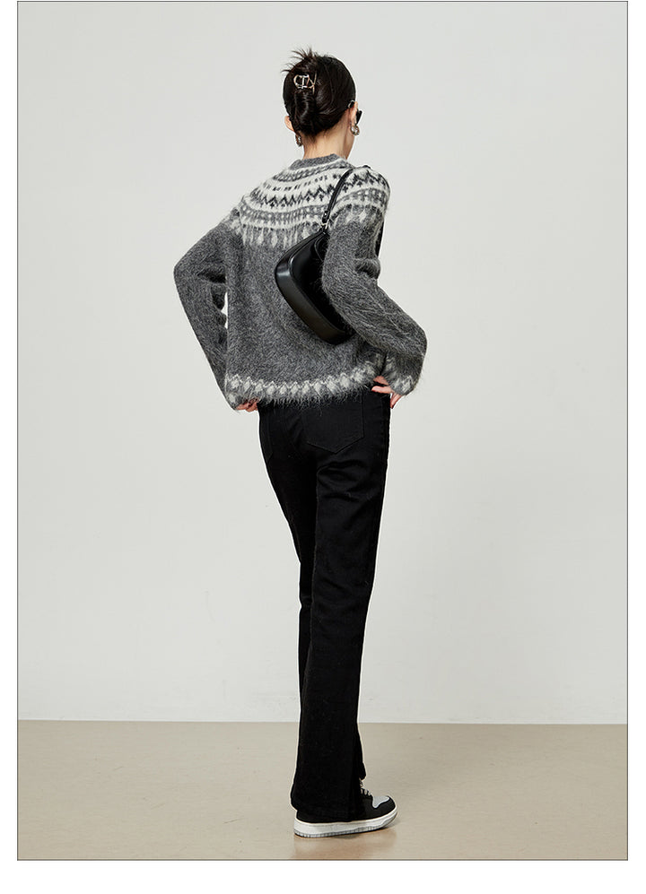Nordic Inspired Mohair Sweater LLMS0096