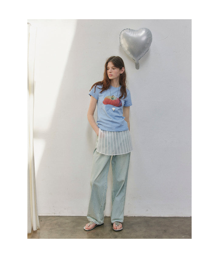 Cosmic Apple Graphic Tee LCAT0213
