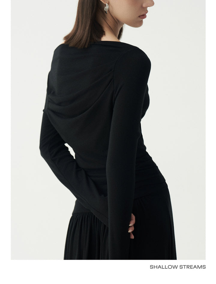 Elegant Off-Shoulder Knit Top SSOT0047