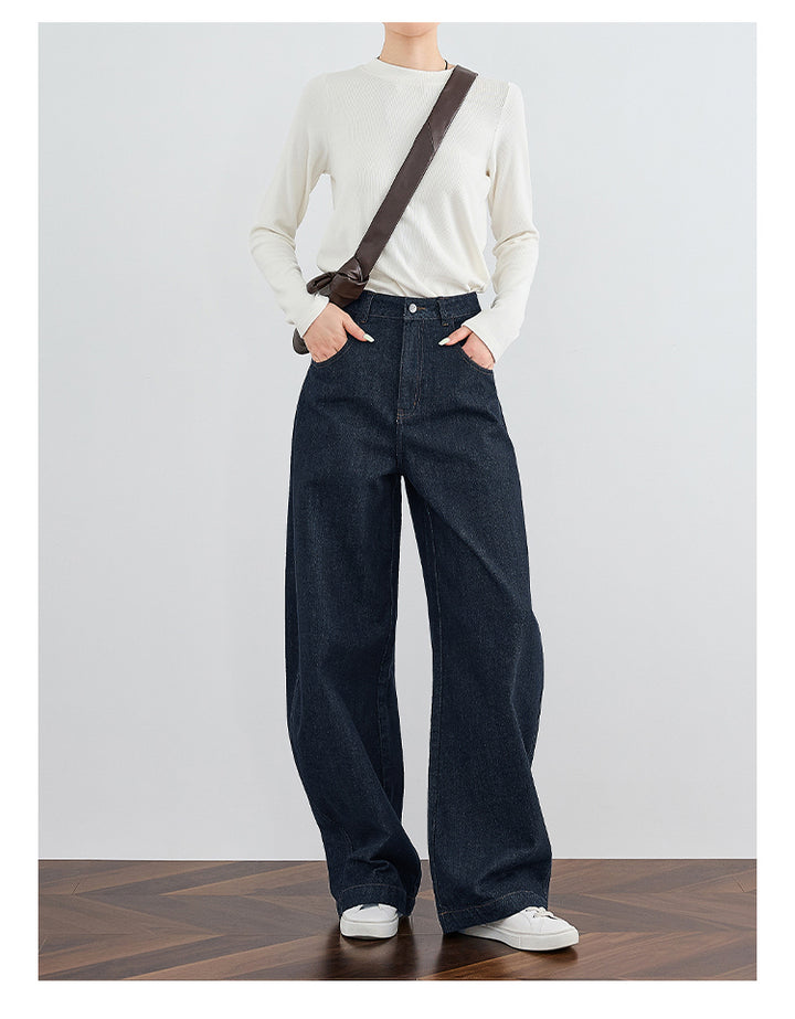 Wide-Leg Jeans for All Heights FAWJ0023