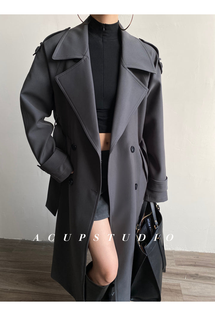 Double-Breasted Trench Coat ACTC0001