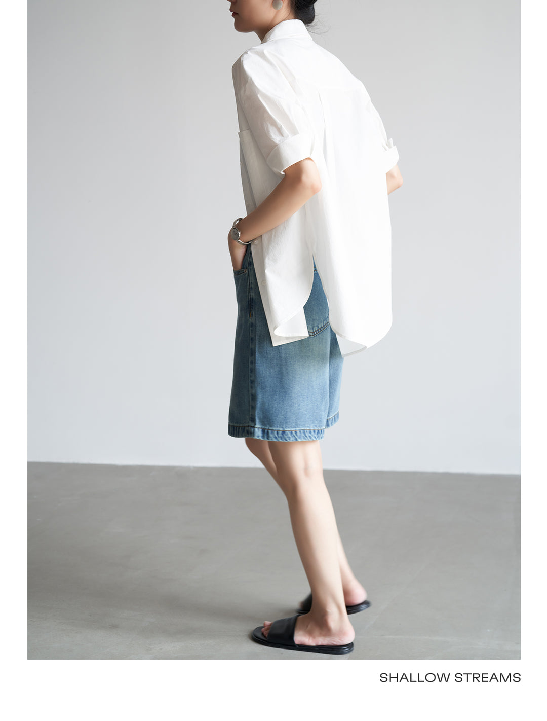 SoftEdge Washed Denim Shorts SSDS0221
