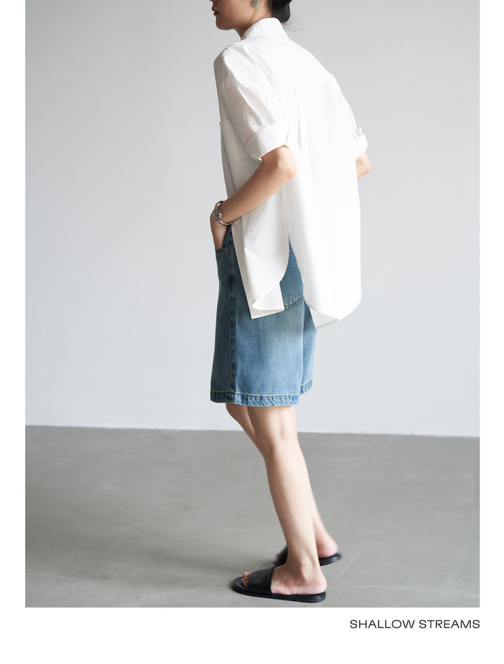 SoftEdge Washed Denim Shorts SSDS0221