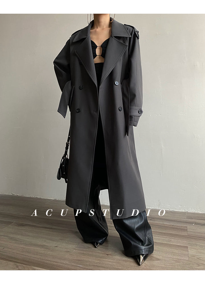 Double-Breasted Trench Coat ACTC0001
