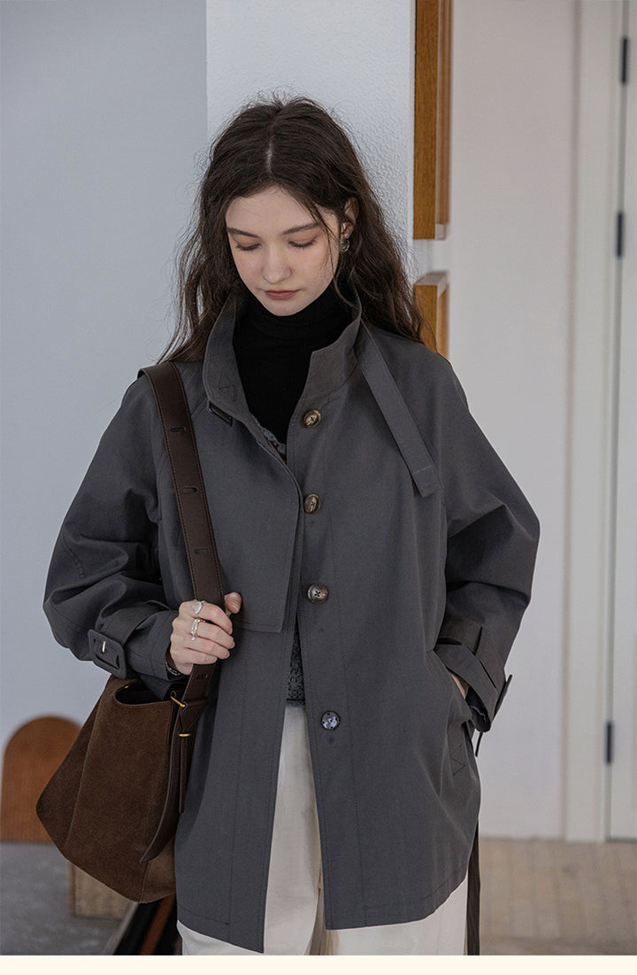 High-End Classic Belted Jacket DABJ0106