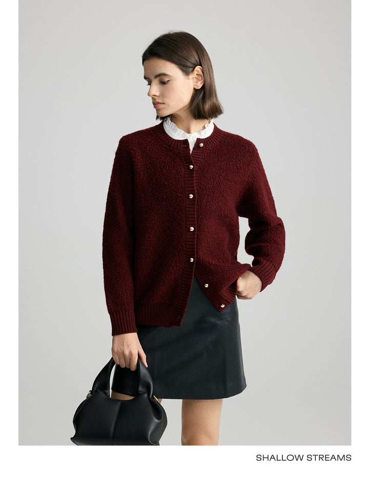 Luxe Wool Button Cardigan SSWC0081