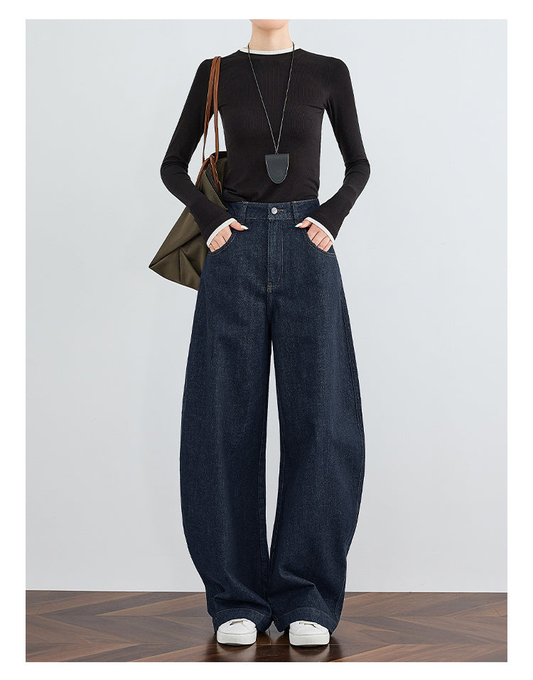 Wide-Leg Jeans for All Heights FAWJ0023