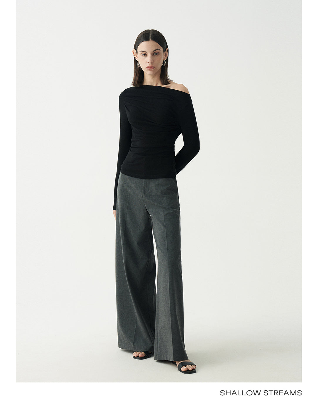 Elegant Off-Shoulder Knit Top SSOT0047