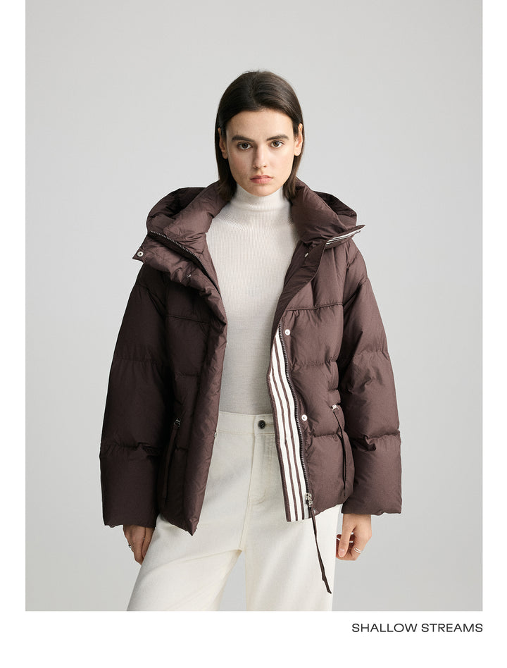 Vintage Down Hooded Puffer Jacket SSDJ0077