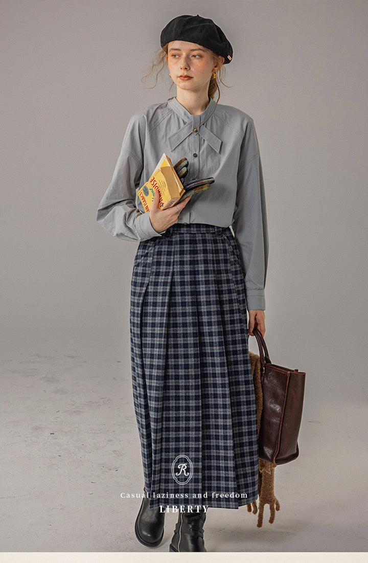 Elegant Bow-Tie Collar Shirt DACS0117