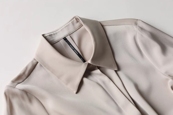 Luxe Drape Satin Blouse SSSB0184