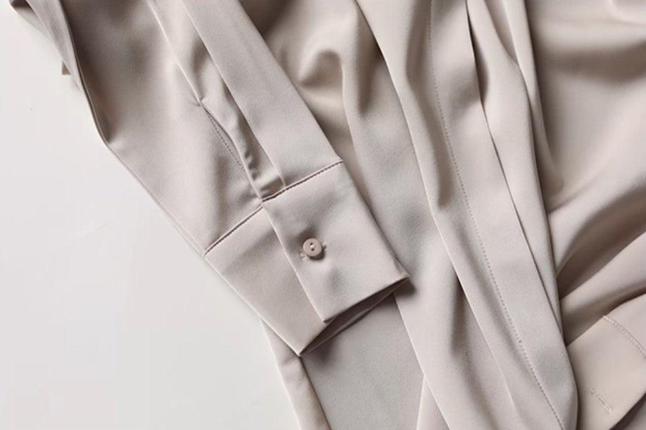 Luxe Drape Satin Blouse SSSB0184