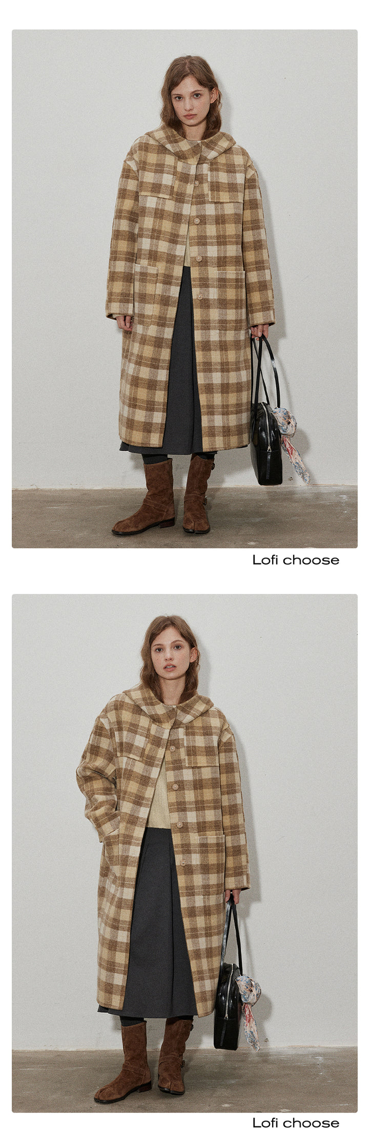 Classic Wool Reversible Toggle Coat LCRC0044