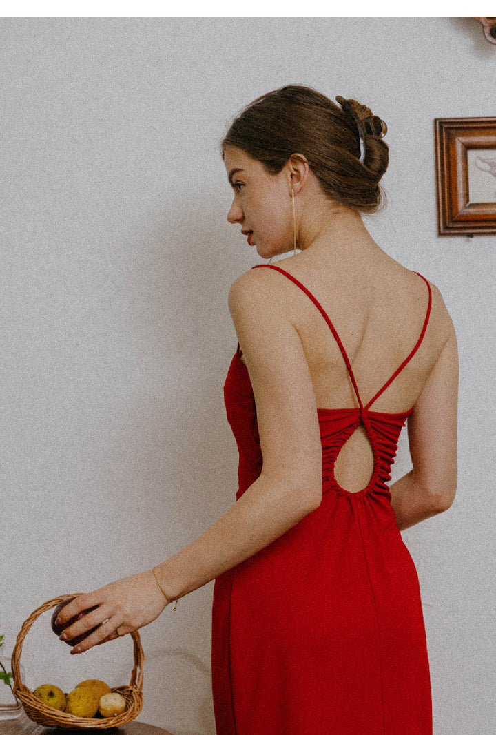 Timeless Scarlet Evening Dress SCED0113