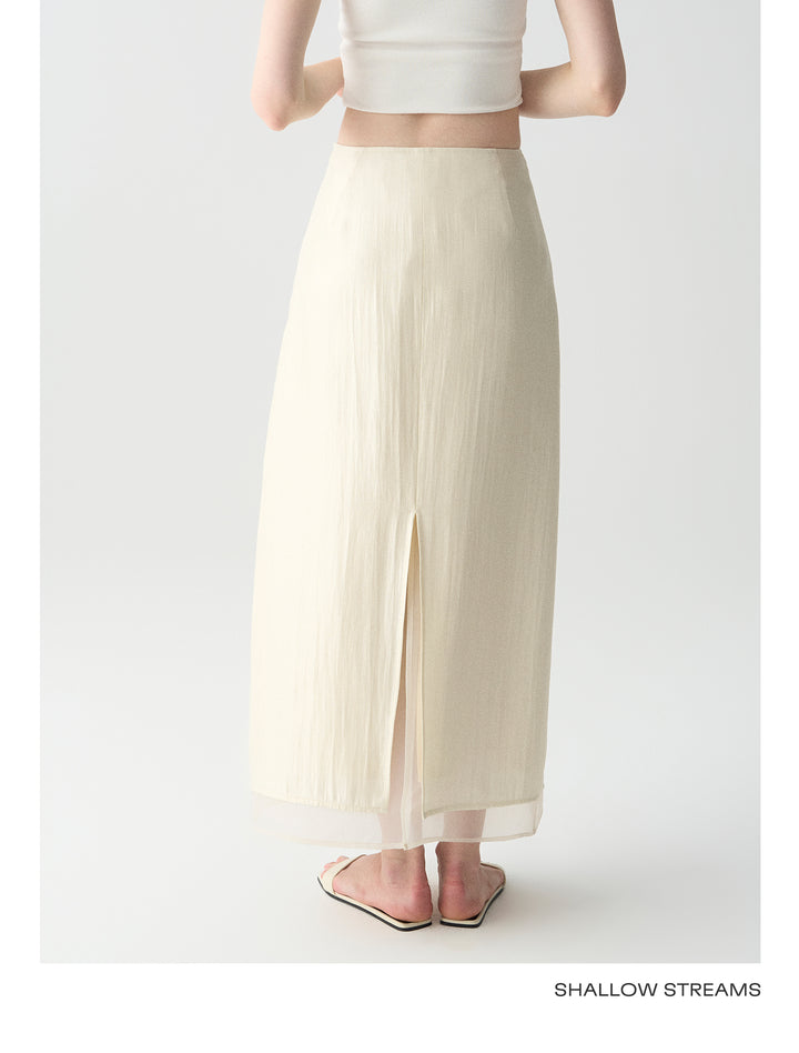 Pearl Drift Organza Skirt SSPS0220