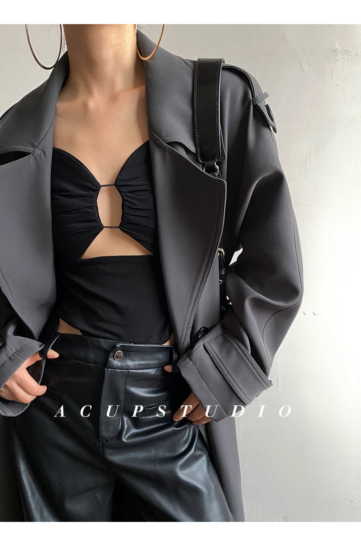 Double-Breasted Trench Coat ACTC0001