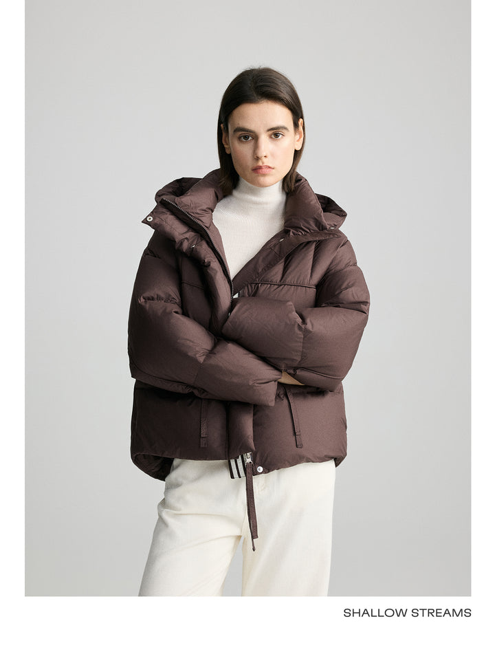 Vintage Down Hooded Puffer Jacket SSDJ0077