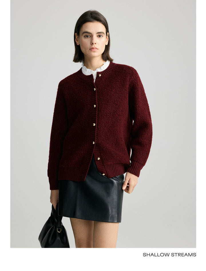 Luxe Wool Button Cardigan SSWC0081