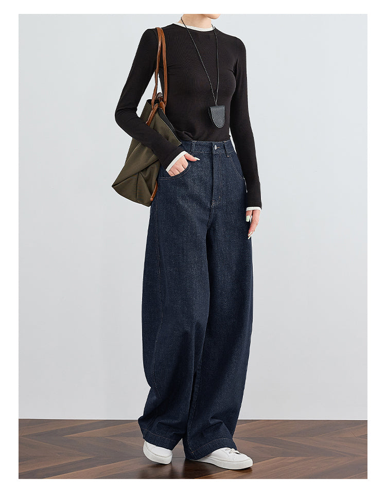 Wide-Leg Jeans for All Heights FAWJ0023