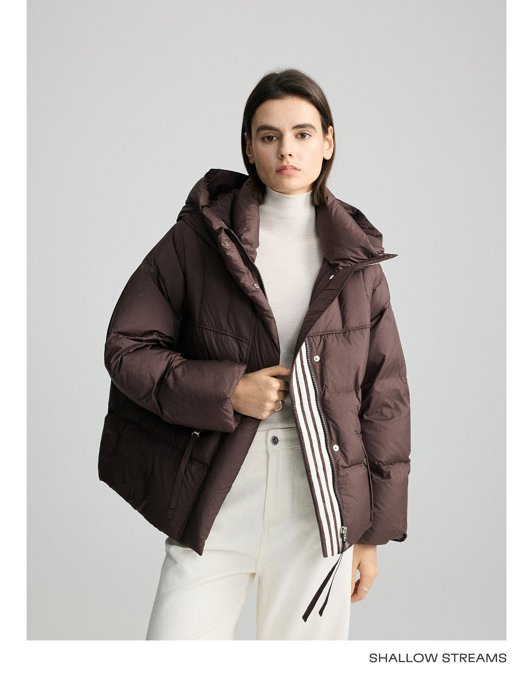 Vintage Down Hooded Puffer Jacket SSDJ0077