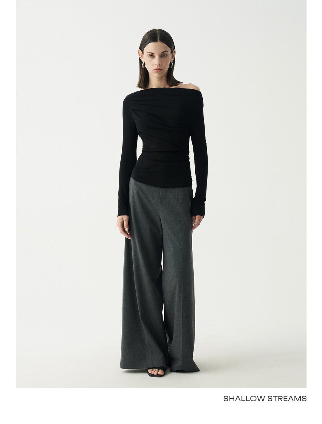 Elegant Off-Shoulder Knit Top SSOT0047