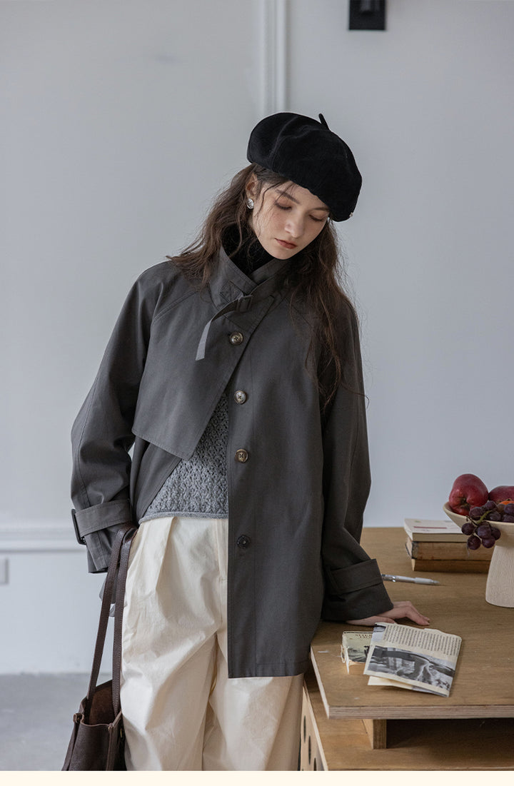 High-End Classic Belted Jacket DABJ0106