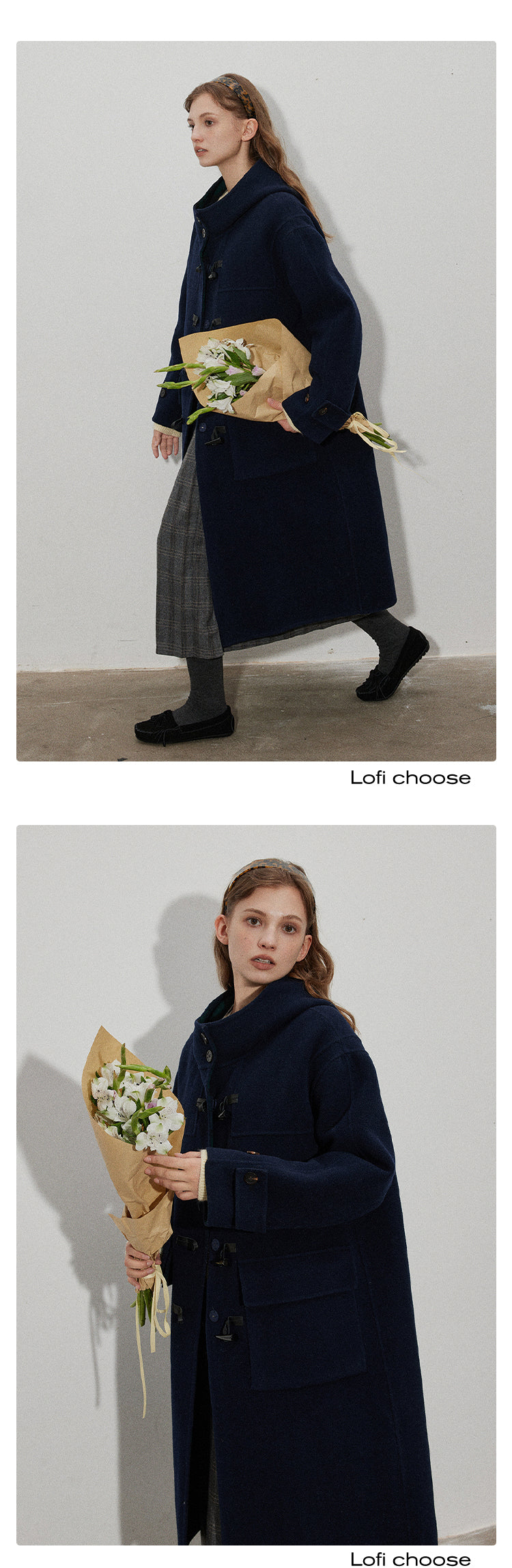 Classic Wool Reversible Toggle Coat LCRC0044