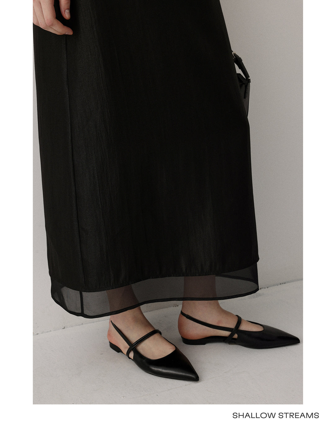 Sheer Flow Midi Skirt SSMS0222