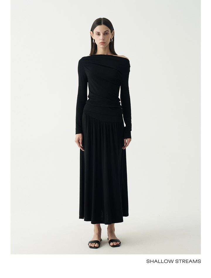 Elegant Off-Shoulder Knit Top SSOT0047