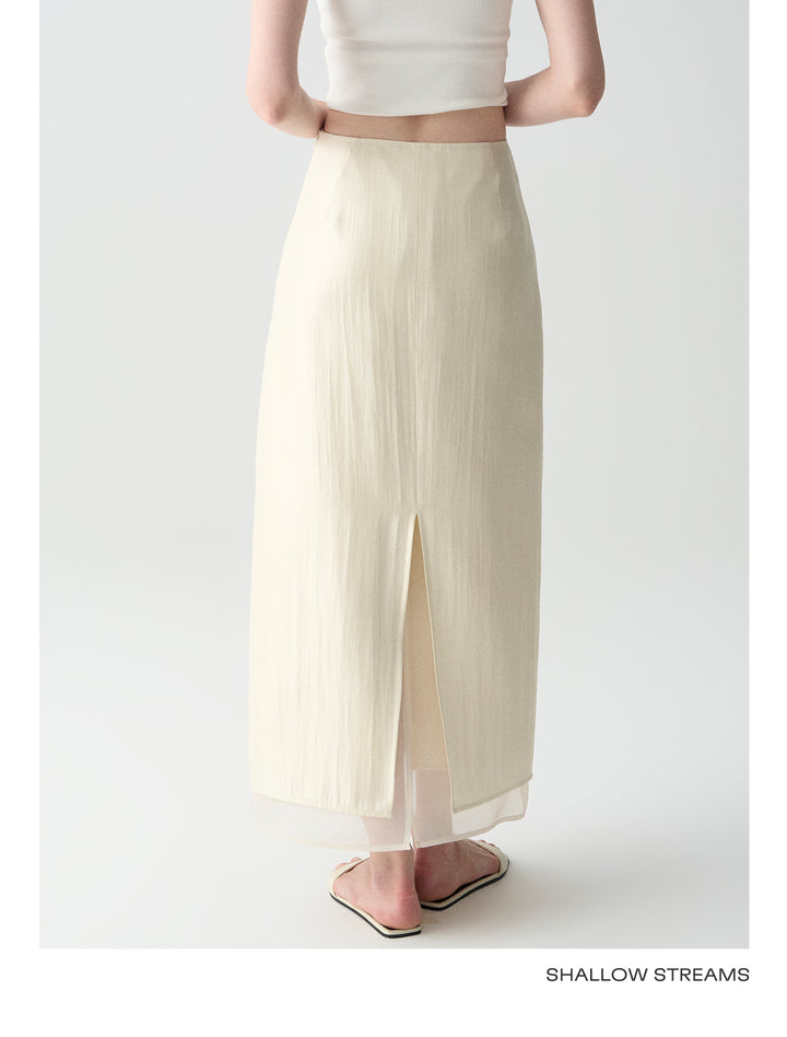 Pearl Drift Organza Skirt SSPS0220
