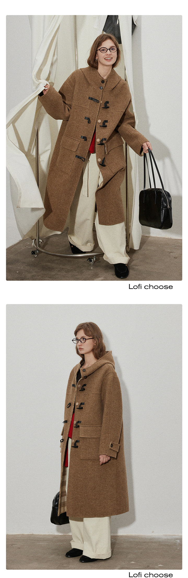 Classic Wool Reversible Toggle Coat LCRC0044