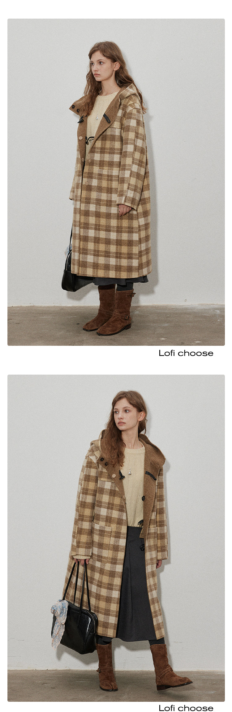 Classic Wool Reversible Toggle Coat LCRC0044